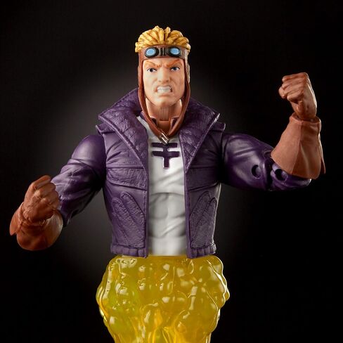 Marvel Classic Hasbro Legends Series 6 "Action Action Figure Toy Cannonball Toy (مجموعة X-Men/X-Force)-مع جزء Wendigo Build-A-Figure ، Brown/A in Saudi Arabia