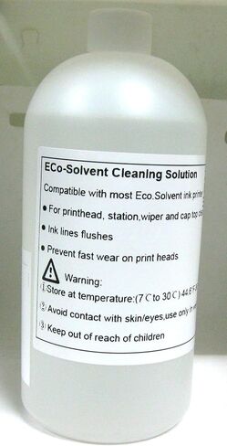 DSM Eco Solvent Cleaning Solution1000 ml (1 Liter) for Mimaki Roland Mutoh Epson Ink Line Head Flushing Liquid (Made in USA) in Saudi Arabia