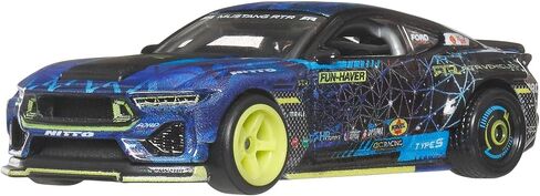 Hot Wheels Premium Car Culture 1:64 Scale Die-Cast 2024 Mustang RTR Spec 5-FD Collectible Vehicle with Real Riders Tires & Metal/Metal Body & Chassis in Saudi Arabia