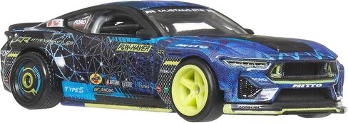 Hot Wheels Premium Car Culture 1:64 Scale Die-Cast 2024 Mustang RTR Spec 5-FD Collectible Vehicle with Real Riders Tires & Metal/Metal Body & Chassis in Saudi Arabia