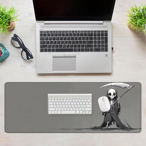 Galaxy Cat Mouse Pad Purple Night Sky Forest Moon Extended Keyboard Mouse Mat for Computer Office, Big Laptop Mouse pad, Gaming Pc 31.5x11.8 in in Saudi Arabia