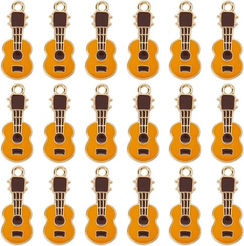 Sunnyclue 1 Box 40PCS Guitar Charm Musical Musical Musical Musical Musical Music Music Music Music Music Music Music Music Sharms Bulk for Jewelry Making Charms Bracelet Women Friendship Supplies Supplies Supplies in Saudi Arabia