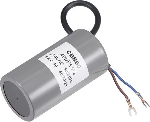 MECCANIXITY CBB60 مكثف تشغيل 30 فائق التوهج 250 فولت تيار متردد 2 أسلاك 50/60 هرتز محرك أسطواني تشغيل مكثف 96 × 50 مم مع محطة لمضخة مياه ضاغط الهواء in Kuwait