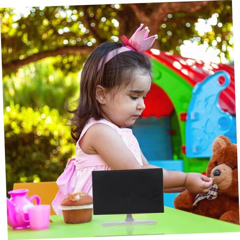 MERRYHAPY MINIATURE محاكاة شاشة مسطحة طراز تلفزيوني طراز خفيف الوزن ديكور الأثاث المصغر لملحقات Dollhouse Playhouse in Kuwait