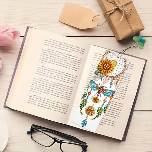 3 قطع من المرجعية الماس الأكريليك الفراشة مع شرابات ، علامة كتاب الفراشة الماس الفراشة ، مجموعة من الحرف اليدوية للبالغين للبالغين. in Saudi Arabia