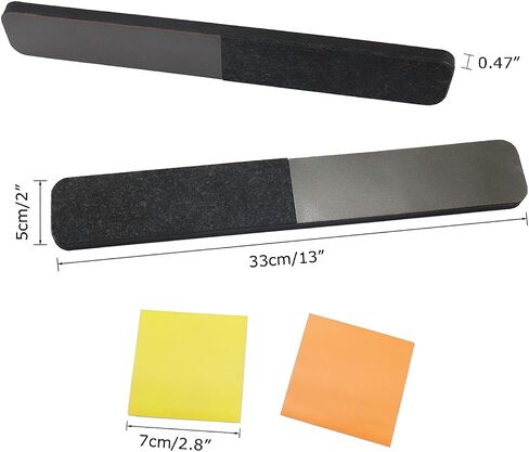 6Pcs Magnetic Bulletin Strip & Felt Bulletin Board Strip 0.5 Inch Thick Self-Adhesive Pin Board Memo Board Strip for Home Office Classroom Wall in Kuwait
