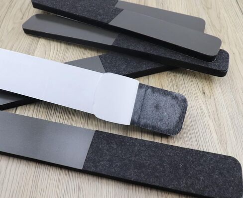 6Pcs Magnetic Bulletin Strip & Felt Bulletin Board Strip 0.5 Inch Thick Self-Adhesive Pin Board Memo Board Strip for Home Office Classroom Wall in Kuwait