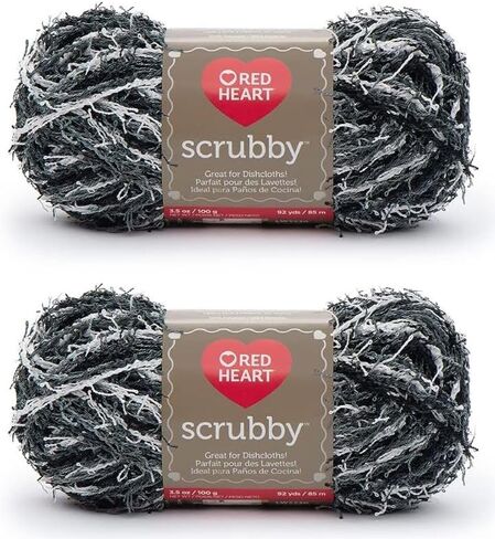 Red Heart Scrubby Yarn, 2 Pack, Marble 2 Count in Saudi Arabia