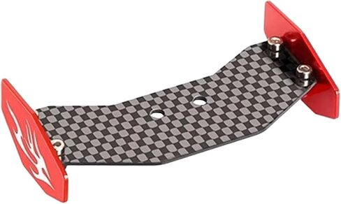 RC Rear Wing Spoiler Replacement Easy Install Truck Supplies DIY Accessories Repairing Lightweight Replace Parts Carbon Fiber, Black in Saudi Arabia
