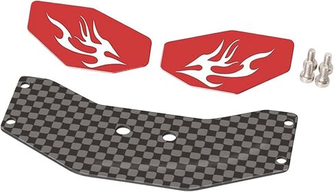 RC Rear Wing Spoiler Replacement Easy Install Truck Supplies DIY Accessories Repairing Lightweight Replace Parts Carbon Fiber, Black in Saudi Arabia