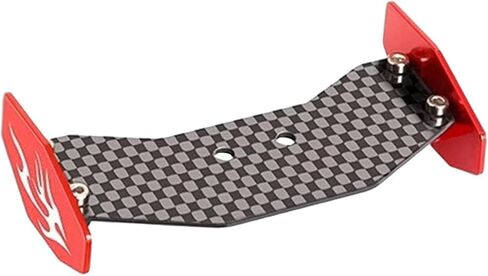 RC Rear Wing Spoiler Replacement Easy Install Truck Supplies DIY Accessories Repairing Lightweight Replace Parts Carbon Fiber, Black in Saudi Arabia