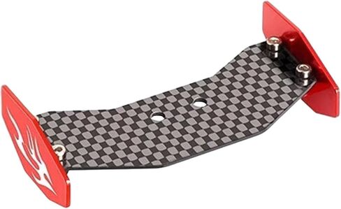 RC Rear Wing Spoiler Replacement Easy Install Truck Supplies DIY Accessories Repairing Lightweight Replace Parts Carbon Fiber, Black in Saudi Arabia