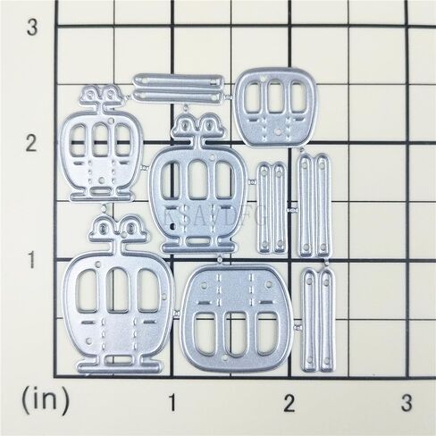 Cable Car Ski Board Die Cuts DIY Sewing Metal Cutting Dies for Handmade Card Making Stencils Festivals Scrapbooking Album Paper Craft Template in Kuwait