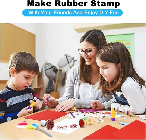 PATIKIL Rubber Stamp Sheets, 11.7x8.3 Soft Rubber Stamp Carving Block A4 Size Stamp Sheet for Laser Engraving Machine Rubber Stamps Ink Stamp Pads, Red in Saudi Arabia
