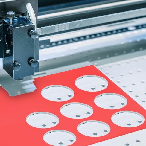 PATIKIL Rubber Stamp Sheets, 11.7x8.3 Soft Rubber Stamp Carving Block A4 Size Stamp Sheet for Laser Engraving Machine Rubber Stamps Ink Stamp Pads, Red in Saudi Arabia