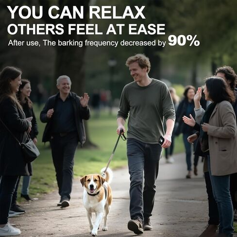 جهاز التحكم في اللحاء بالموجات فوق الصوتية النهائية للكلاب - 50 قدمًا عن بُعد وأوضاع استشعار تلقائية | رادع مضاد للركض أداة التدريب عن بُعد باليد | توقف عن الإفراط في النباح بشكل إنساني in Kuwait