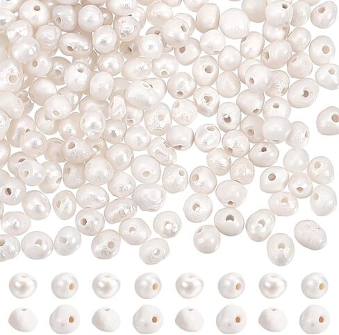 PH PandaHall 200pcs Freshwater Pearl Beads, 1.5~3mm Potato Shape Pearls Small Natural Pearls Loose Spacer Beads for Jewelry Making Beading Earrings Bracelets Necklaces Making DIY Crafts in Saudi Arabia