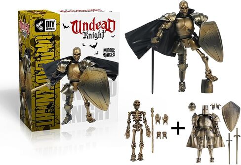 T13 Action Figure Set ، Acture Knight Action Figures ، Fknight Action Actures ، Dummy 13 ، Lucky 13 Figure Action Figure （التجميع المطلوب） (B-Silver Skull Knight) in Saudi Arabia