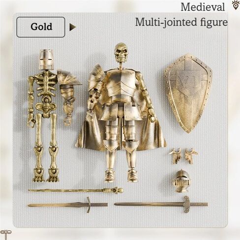 T13 Action Figure Set ، Acture Knight Action Figures ، Fknight Action Actures ، Dummy 13 ، Lucky 13 Figure Action Figure （التجميع المطلوب） (B-Silver Skull Knight) in Saudi Arabia