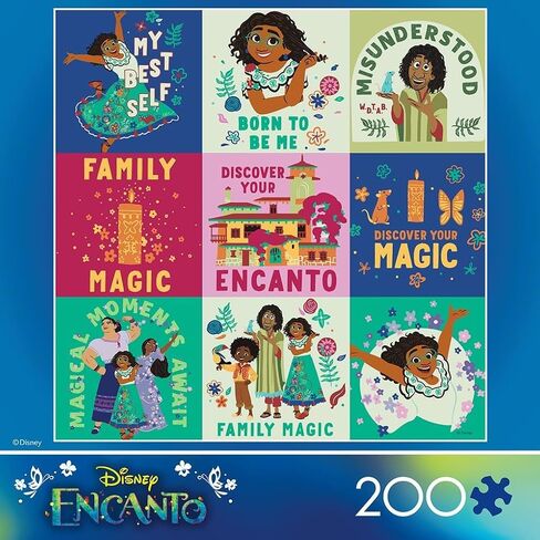 CEACO - Disney - Encanto Flat Flower Collage - 200 قطعة Jigsaw Puzzle in Saudi Arabia