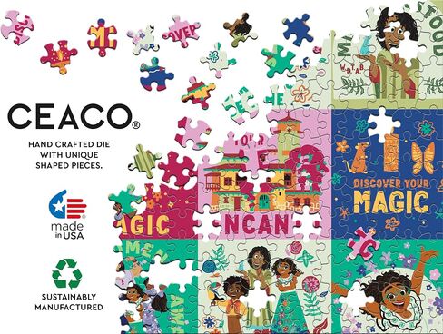 CEACO - Disney - Encanto Flat Flower Collage - 200 قطعة Jigsaw Puzzle in Saudi Arabia