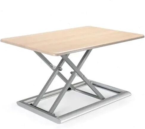 ID-30 Aluminum Simple Height Adjustment Sit-Stand Desk Lift Foldable Laptop Desk Monitor Stand with Keyboard Tray(12.5*32mm) in Kuwait