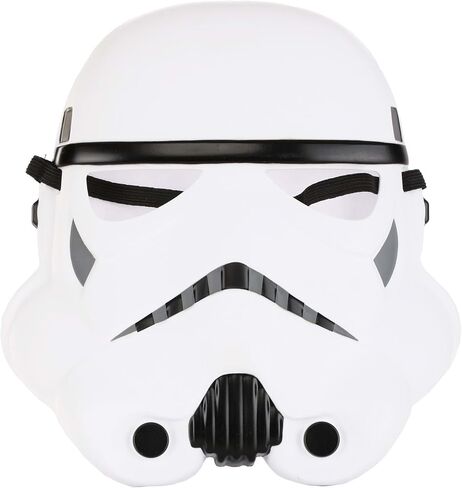 Star Wars Child Stormtrooper Value Mask | Iconic White-Armored Soldier Costume Accessory for Kids Standard in Saudi Arabia