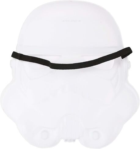 Star Wars Child Stormtrooper Value Mask | Iconic White-Armored Soldier Costume Accessory for Kids Standard in Saudi Arabia