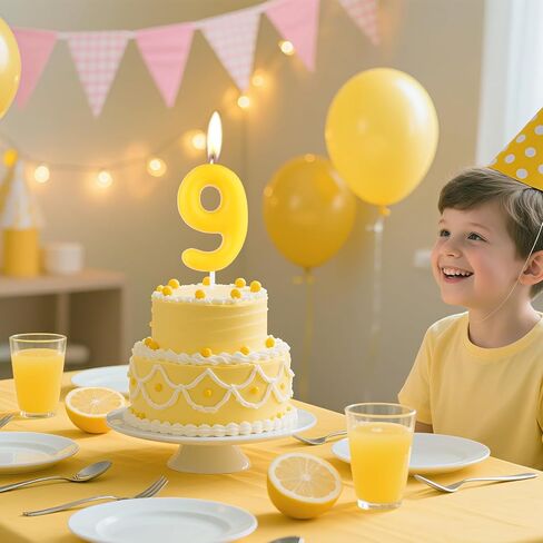 Macaron Orange Number 3 Candles,Orange 3rd Birthday Candles,Macaron Happy Birthday Candle for Cake,Orange Cake Topper Decorations for Girl Women Pastel Sweet Birthday Party Decorations in Saudi Arabia