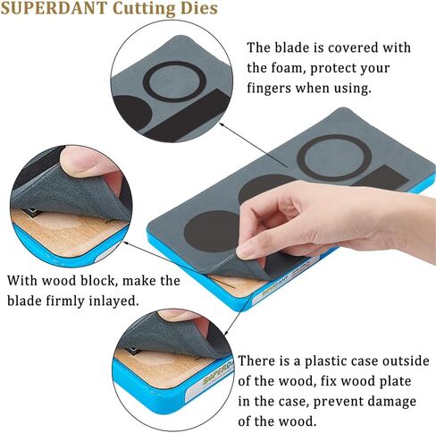 SUPERDANT Leather Bracelets Cutting Dies Cross Chain Buckle Chain Bracelet Leather Die Cutter Machine Craft Punch Tool for Woman Wristband Jewelry Making DIY Wooden Dies Gifts for Crafters in Saudi Arabia