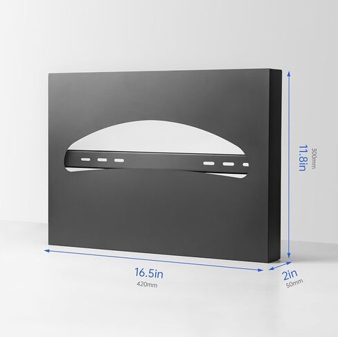 Toilet Seat Cover Dispenser Wall Mounted SUS 304 Stainless Steel Brushed in Kuwait