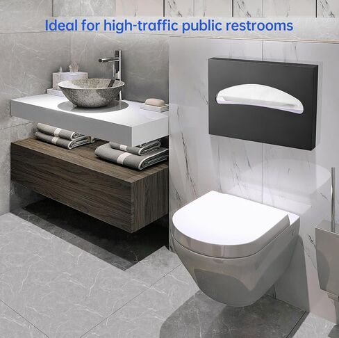 Toilet Seat Cover Dispenser Wall Mounted SUS 304 Stainless Steel Brushed in Kuwait