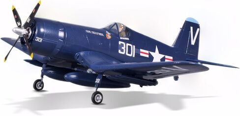 Fms Rc Planes for Adults Remote Control Airplane 800mm F4U Corsair V2 Blue 4 CH Hobby Rc Airplanes PNP (No Control, Battery,Charger) in Kuwait