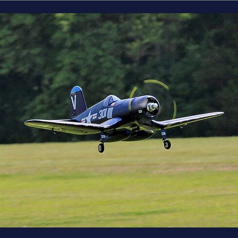 Fms Rc Planes for Adults Remote Control Airplane 800mm F4U Corsair V2 Blue 4 CH Hobby Rc Airplanes PNP (No Control, Battery,Charger) in Kuwait