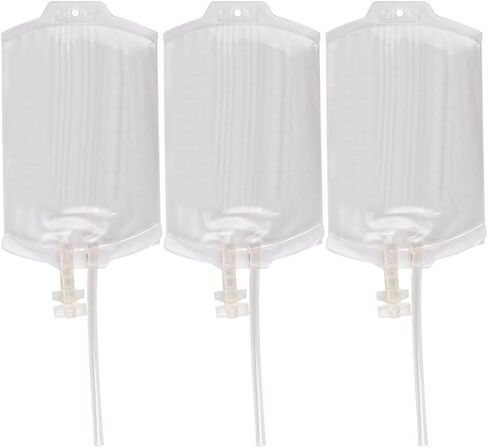 Tinksky 3pcs قابلة لإعادة الاستخدام طاقة الدم مشروب PA حقيبة هالوين حقيبة الدعائم مصاص الدماء in Saudi Arabia