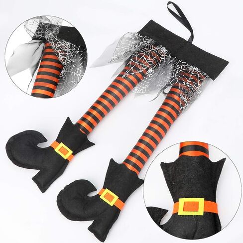 ديكور Howaf Novelty Witch's Decoration التمسك من نافذة باب السيارة Tuto Trunk Outdoor Funny Decoration الزهور الزهر الهالوين الأزياء الفاخرة الإكسسوارات in Saudi Arabia