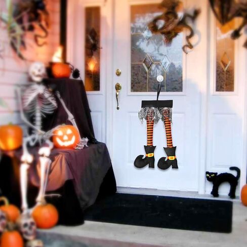 ديكور Howaf Novelty Witch's Decoration التمسك من نافذة باب السيارة Tuto Trunk Outdoor Funny Decoration الزهور الزهر الهالوين الأزياء الفاخرة الإكسسوارات in Saudi Arabia