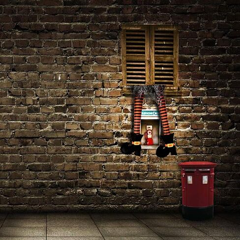 ديكور Howaf Novelty Witch's Decoration التمسك من نافذة باب السيارة Tuto Trunk Outdoor Funny Decoration الزهور الزهر الهالوين الأزياء الفاخرة الإكسسوارات in Saudi Arabia