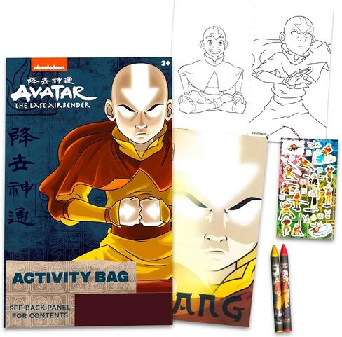 Nickelodeon Avatar The Last Airbender Party Party Favors مجموعة - حزمة مع 24 حزم لعب الصورة الرمزية | كتب التلوين الصغيرة والملصقات والمزيد لأكياس Goodie | لوازم الحفلة الرمزية in Saudi Arabia
