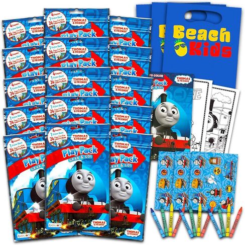 Bendon Publishing Set of 15 Kids Play Packs Bundle ~ Fun Party Favors Coloring Book Crayons Stickers (Thomas and Friends) in Saudi Arabia