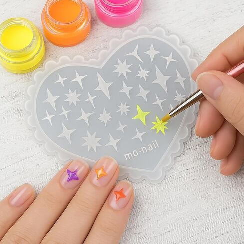 2 PCS Star Silicone Divel Art Molds for Women Resin Devision in Kuwait