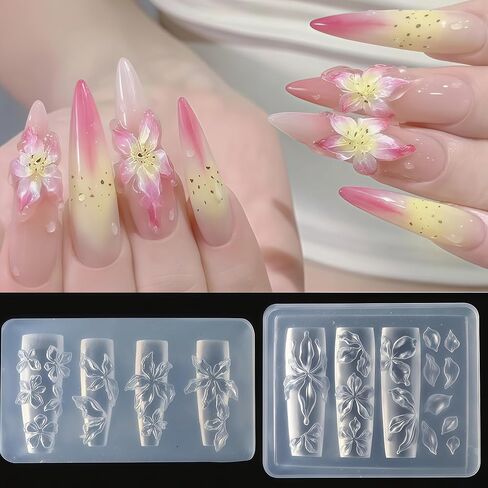 2 PCS Star Silicone Divel Art Molds for Women Resin Devision in Kuwait