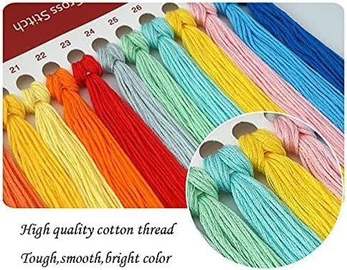 Boxer Dog Cross Stitch Kits with Hoop Easy Pattern Stamped Cross-Stitch Supplies Needlework DIY 11CT 3 Strands Cotton Thread Printed DIY Needlepoint Kits 35×35cm (ag63) in Saudi Arabia