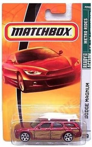 Matchbox 2009, Dodge Magnum (maroon) # 29, Metro Rides 1:64 Scale. in Saudi Arabia