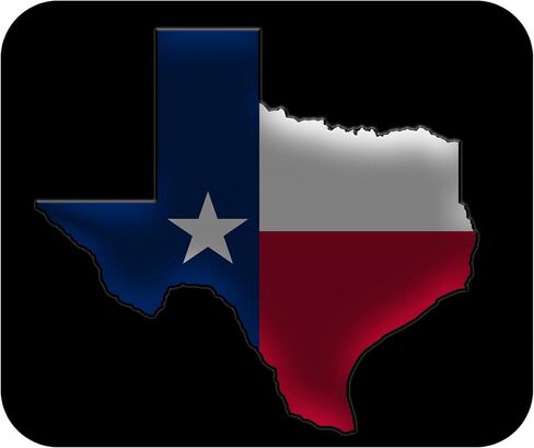 Texas State Flag Mouse Pad Mat Mousepad for Desk Computer Laptop PC Gaming Home or Office Gift for Texan TX (Rustic MP58) in Saudi Arabia