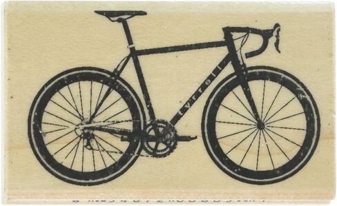 Stamps by Impression Road Race Bicycle Rubber Stamp - ST 0701-1.5" x 2.5" in Saudi Arabia
