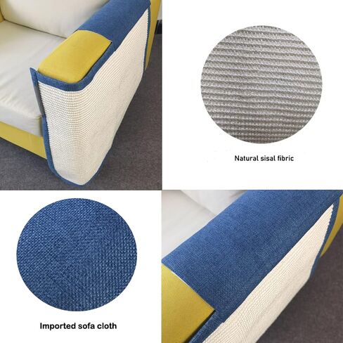 Cat Scratch Couch Sofa Protector with Natural Sisal for Protecting Furniture Couch Chair Sofa cat pet Gift in Saudi Arabia