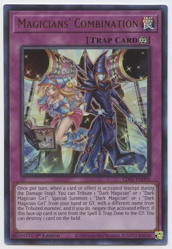 YU-GI-OH! Magicians' Combination - LDS3-EN099 - Ultra Rare - 1st Edition in Saudi Arabia