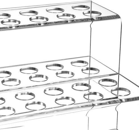 Bestyash Pen Holder Box - منظم مكتب بلاستيكي شفاف لعلامات الأقلام وفرش المكياج - 9.45 × 4.13 × 3.54 بوصة شاشة متعددة الاستخدامات للمكتب المنزلي in Saudi Arabia