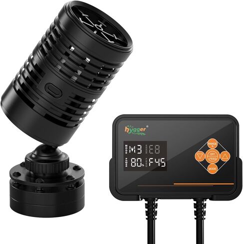 hygger Aquarium Wavemaker Pump with LED Controller: Ultra-quiet Submersible Power Head with Magnetic Base-Circulation water Pump for Freshwater Saltwater Tank in Saudi Arabia